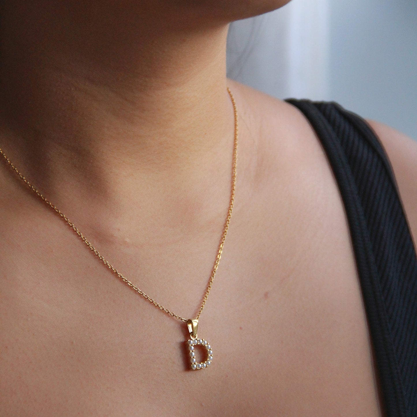 Letter Pendant - "V"