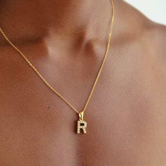 Letter Pendant - "R"