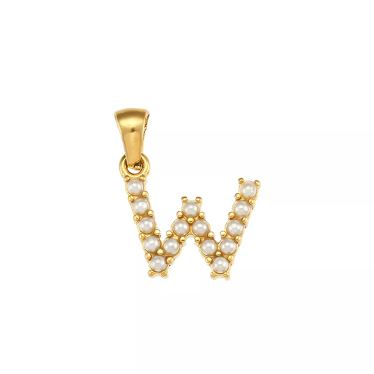 Letter Pendant - "W"