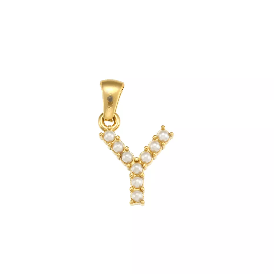 Letter Pendant - "Y"